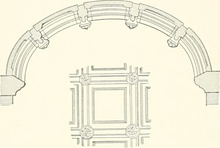 An illustration from A dictionary of architecture and building : biographical, historical, and descriptive, 1902, leaf 561