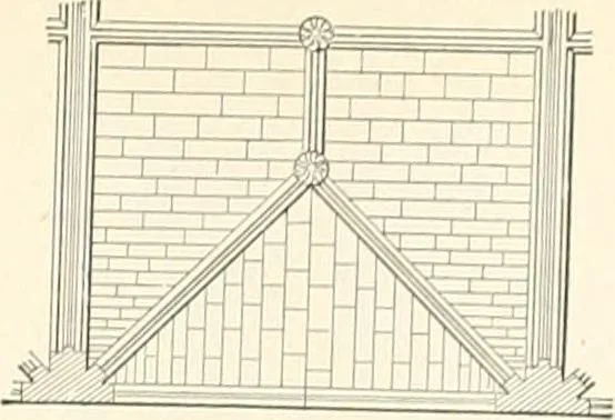 An illustration from A dictionary of architecture and building : biographical, historical, and descriptive, 1902, leaf 562