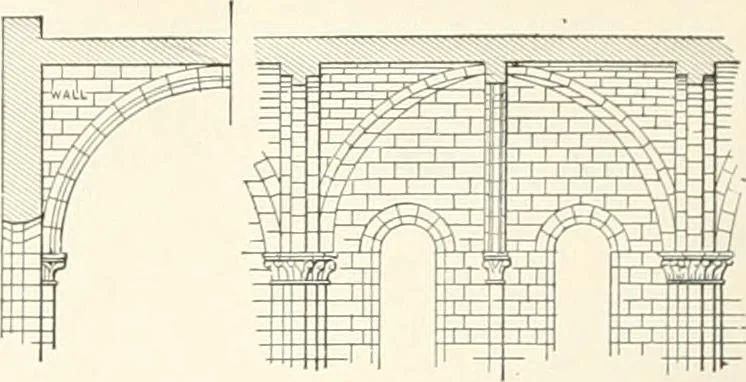 An illustration from A dictionary of architecture and building : biographical, historical, and descriptive, 1902, leaf 563