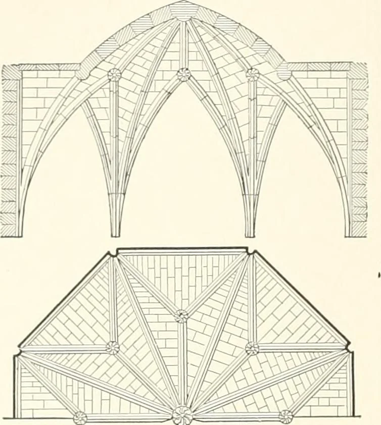 An illustration from A dictionary of architecture and building : biographical, historical, and descriptive, 1902, leaf 565