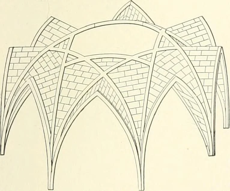 An illustration from A dictionary of architecture and building : biographical, historical, and descriptive, 1902, leaf 566