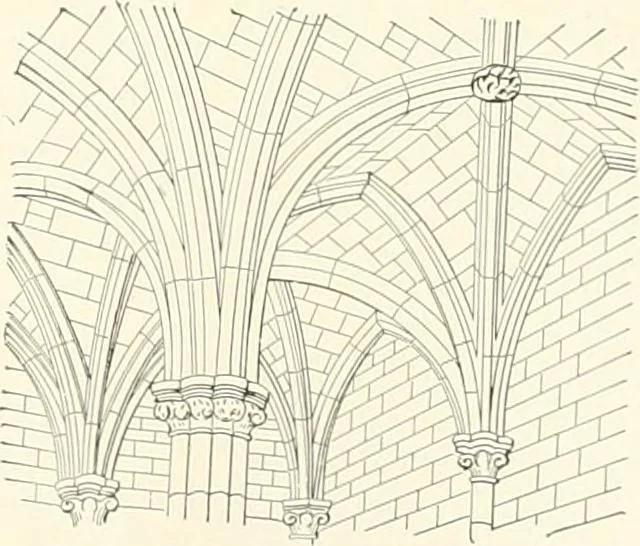 An illustration from A dictionary of architecture and building : biographical, historical, and descriptive, 1902, leaf 568