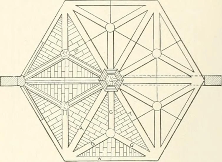 An illustration from A dictionary of architecture and building : biographical, historical, and descriptive, 1902, leaf 569