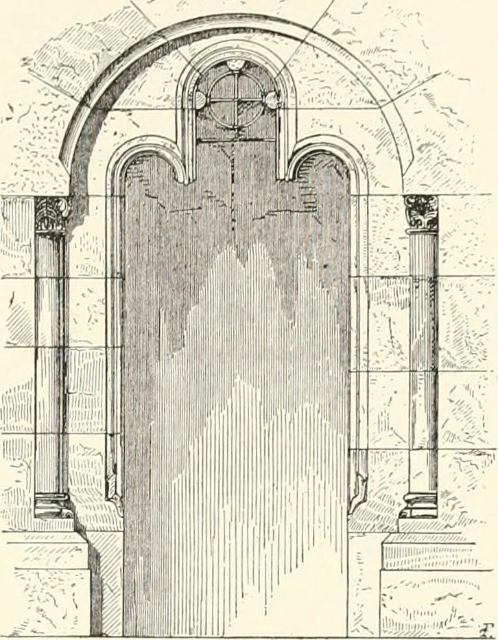 An illustration from A dictionary of architecture and building : biographical, historical, and descriptive, 1902, leaf 594