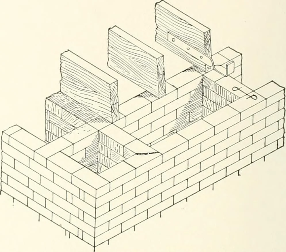 An illustration from A dictionary of architecture and building : biographical, historical, and descriptive, 1902, leaf 597