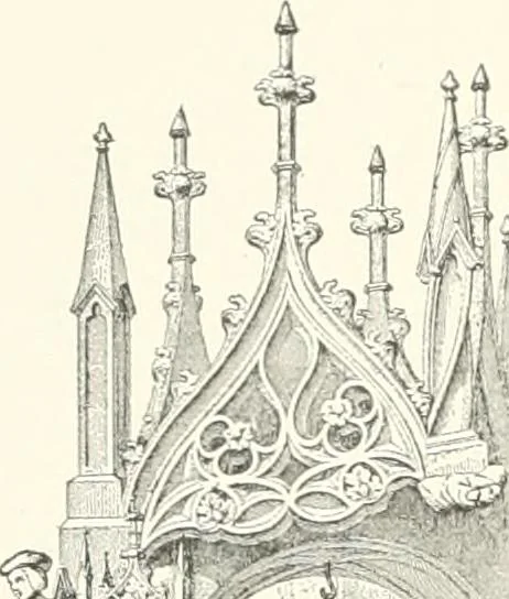 An illustration from A dictionary of architecture and building : biographical, historical, and descriptive, 1902, leaf 605