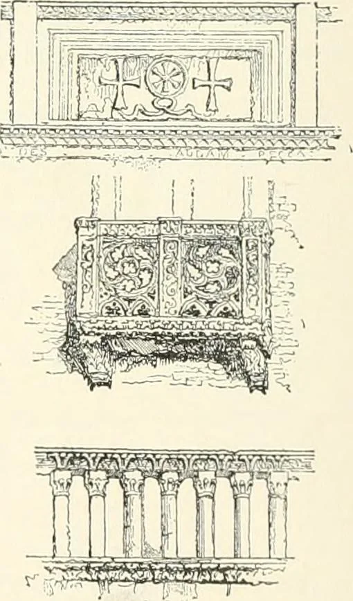 An illustration from A dictionary of architecture and building : biographical, historical, and descriptive, 1902, leaf 61