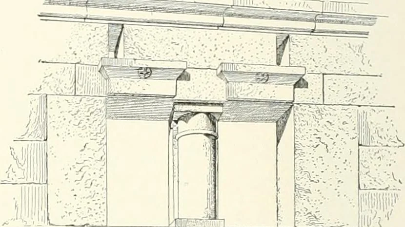 An illustration from A dictionary of architecture and building : biographical, historical, and descriptive, 1902, leaf 615