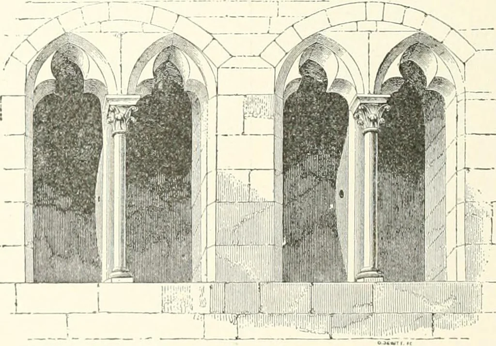 An illustration from A dictionary of architecture and building : biographical, historical, and descriptive, 1902, leaf 619