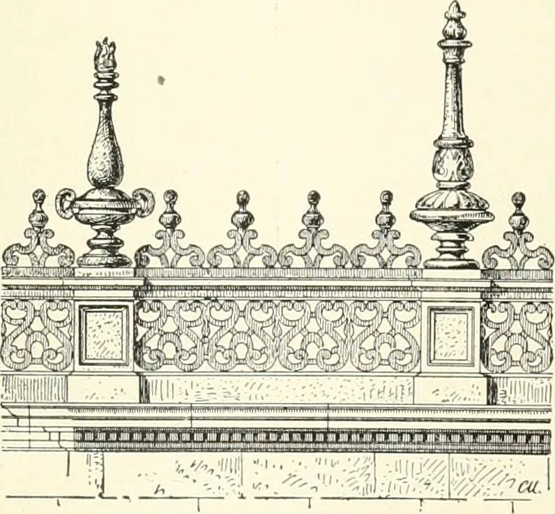 An illustration from A dictionary of architecture and building : biographical, historical, and descriptive, 1902, leaf 62