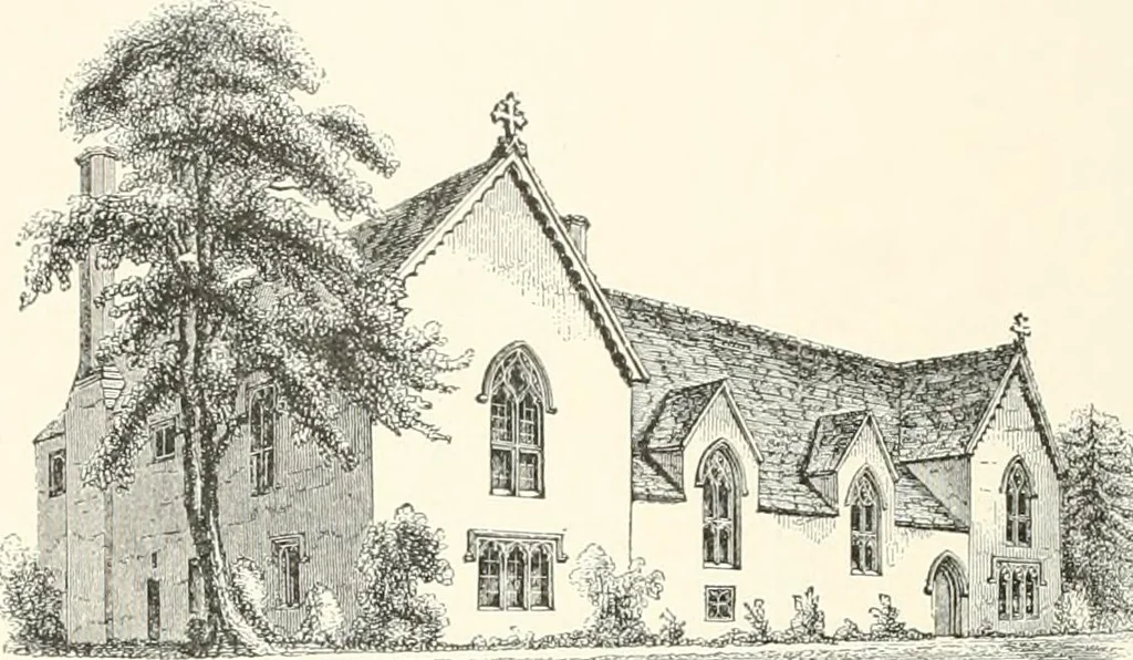 An illustration from A dictionary of architecture and building : biographical, historical, and descriptive, 1902, leaf 621