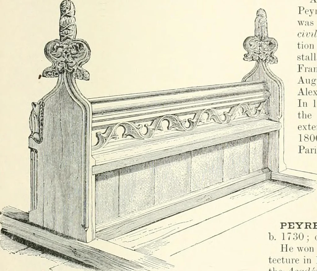 An illustration from A dictionary of architecture and building : biographical, historical, and descriptive, 1902, leaf 94