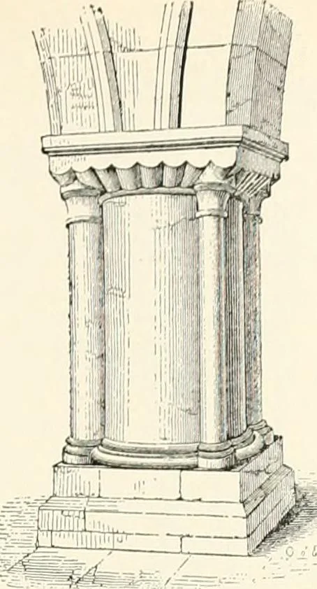 An illustration from A dictionary of architecture and building : biographical, historical, and descriptive, 1902, leaf 98