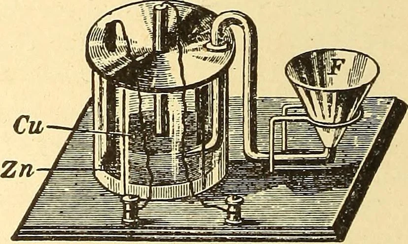 An illustration from A dictionary of electrical words, terms and phrases, 1898, leaf 100