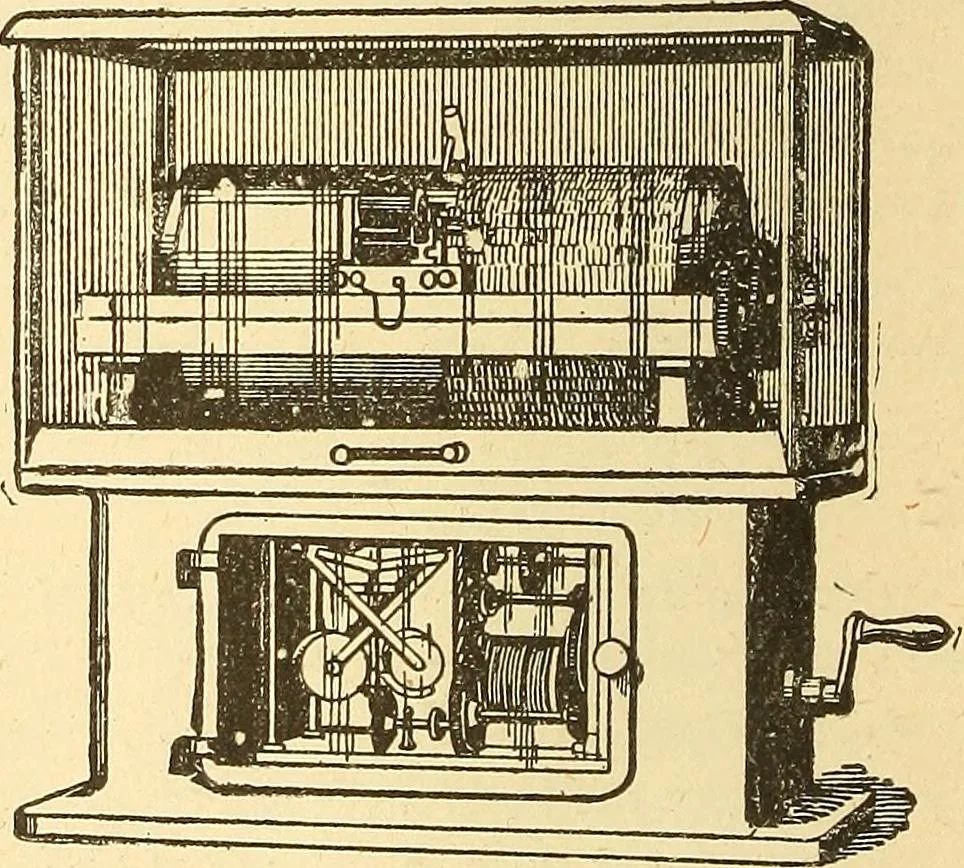 An illustration from A dictionary of electrical words, terms and phrases, 1898, leaf 104