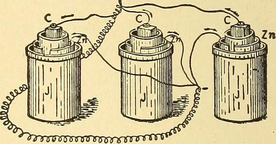 An illustration from A dictionary of electrical words, terms and phrases, 1898, leaf 108