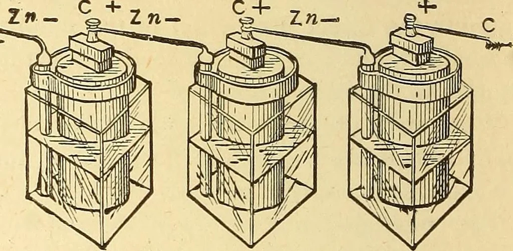 An illustration from A dictionary of electrical words, terms and phrases, 1898, leaf 110