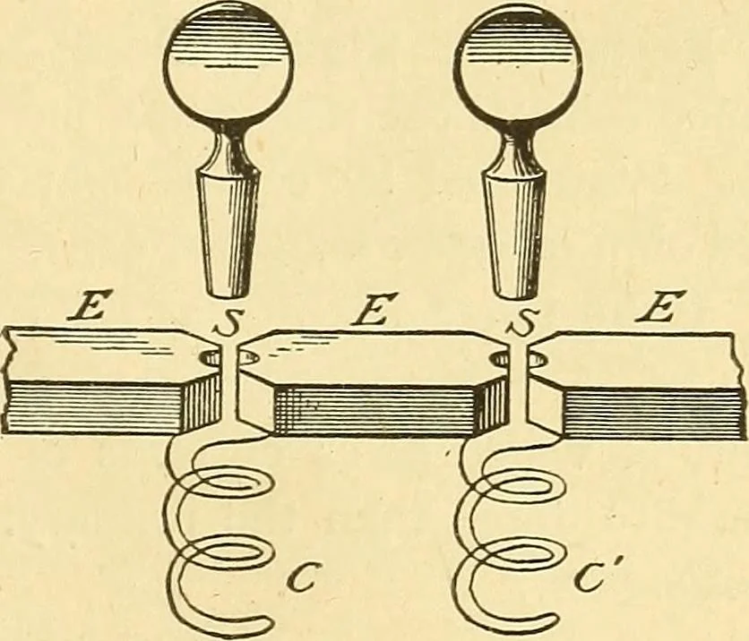An illustration from A dictionary of electrical words, terms and phrases, 1898, leaf 119