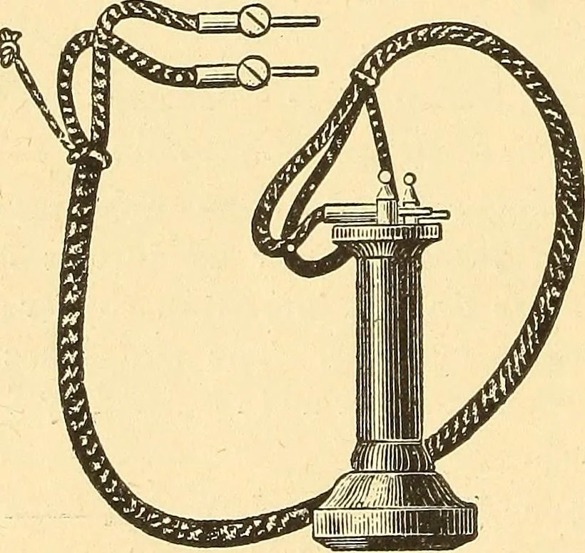 An illustration from A dictionary of electrical words, terms and phrases, 1898, leaf 138