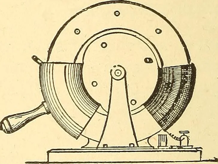 An illustration from A dictionary of electrical words, terms and phrases, 1898, leaf 172