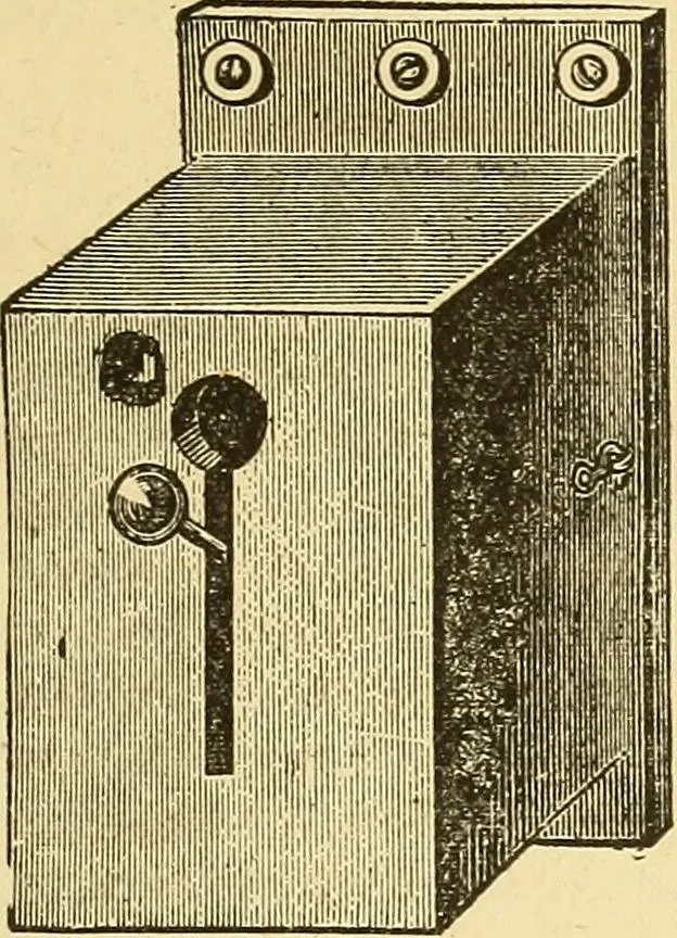 An illustration from A dictionary of electrical words, terms and phrases, 1898, leaf 185