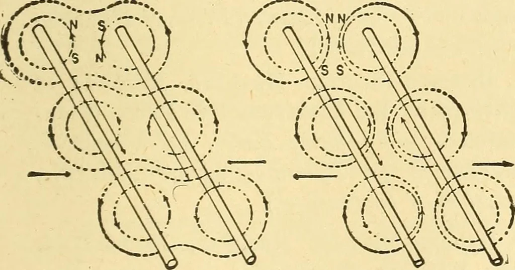 An illustration from A dictionary of electrical words, terms and phrases, 1898, leaf 187