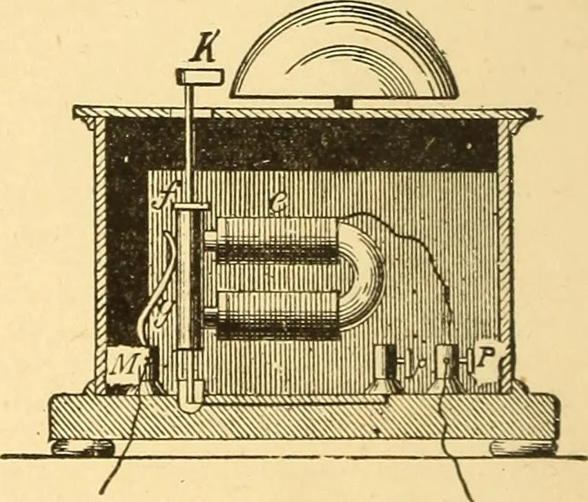 An illustration from A dictionary of electrical words, terms and phrases, 1898, leaf 22