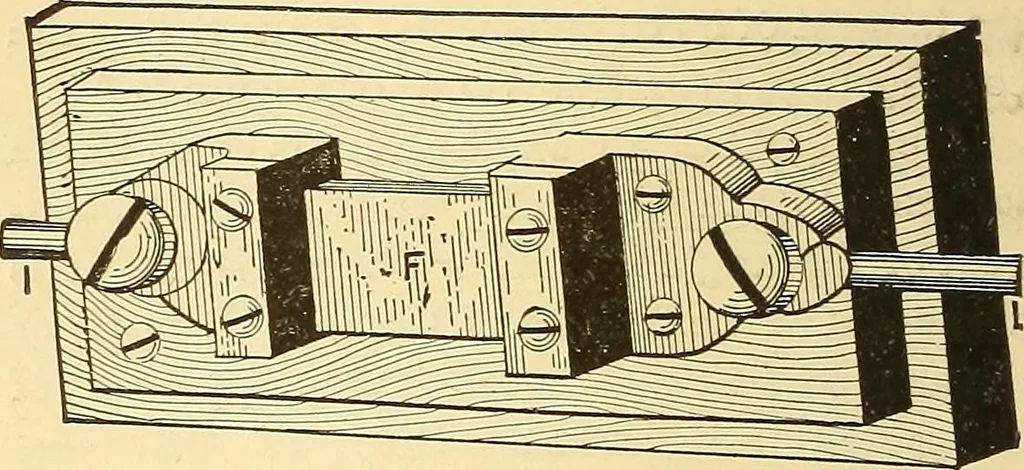 An illustration from A dictionary of electrical words, terms and phrases, 1898, leaf 254