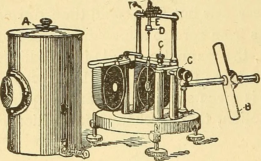 An illustration from A dictionary of electrical words, terms and phrases, 1898, leaf 258