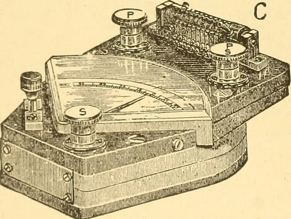 An illustration from A dictionary of electrical words, terms and phrases, 1898, leaf 28