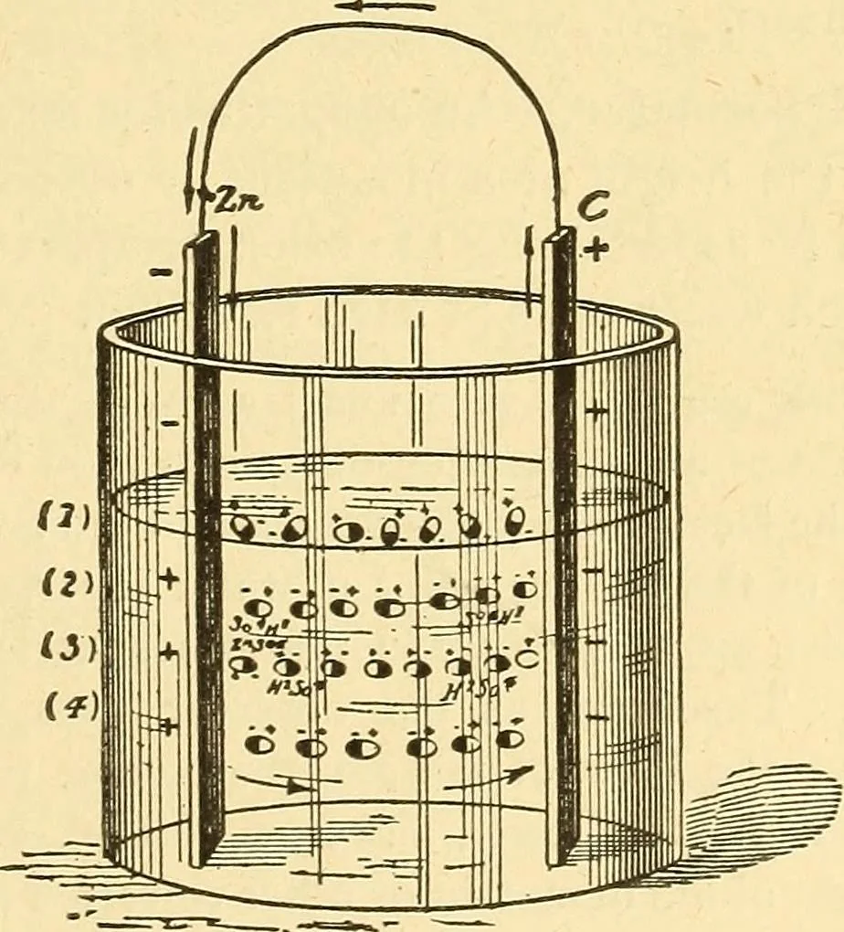 An illustration from A dictionary of electrical words, terms and phrases, 1898, leaf 281