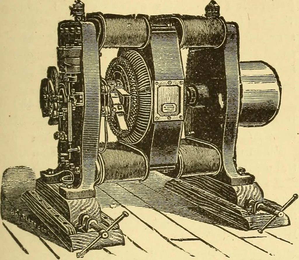An illustration from A dictionary of electrical words, terms and phrases, 1898, leaf 341