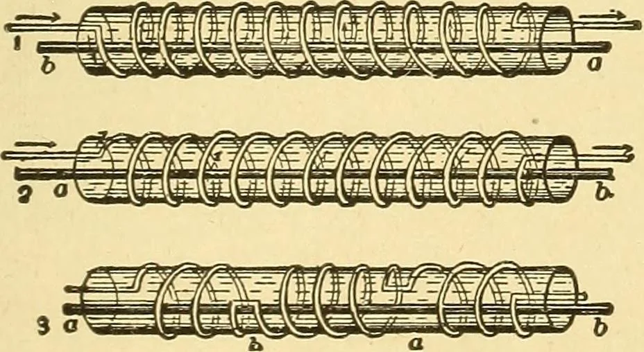 An illustration from A dictionary of electrical words, terms and phrases, 1898, leaf 349