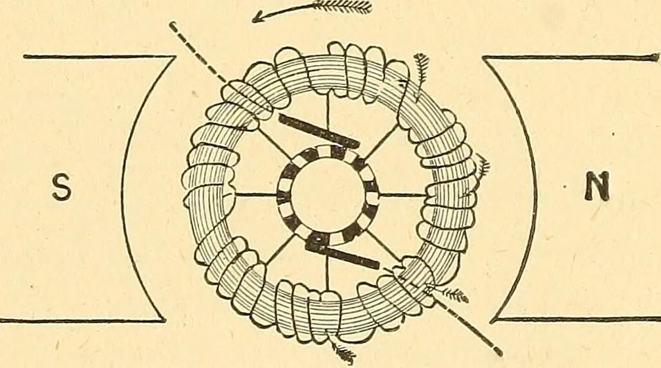 An illustration from A dictionary of electrical words, terms and phrases, 1898, leaf 38