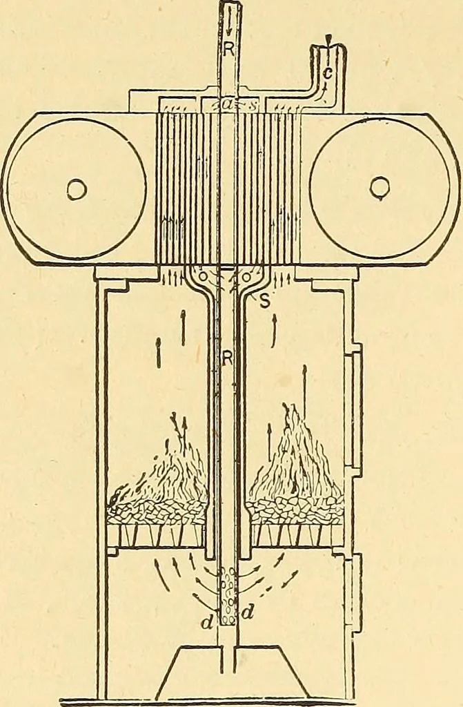 An illustration from A dictionary of electrical words, terms and phrases, 1898, leaf 384