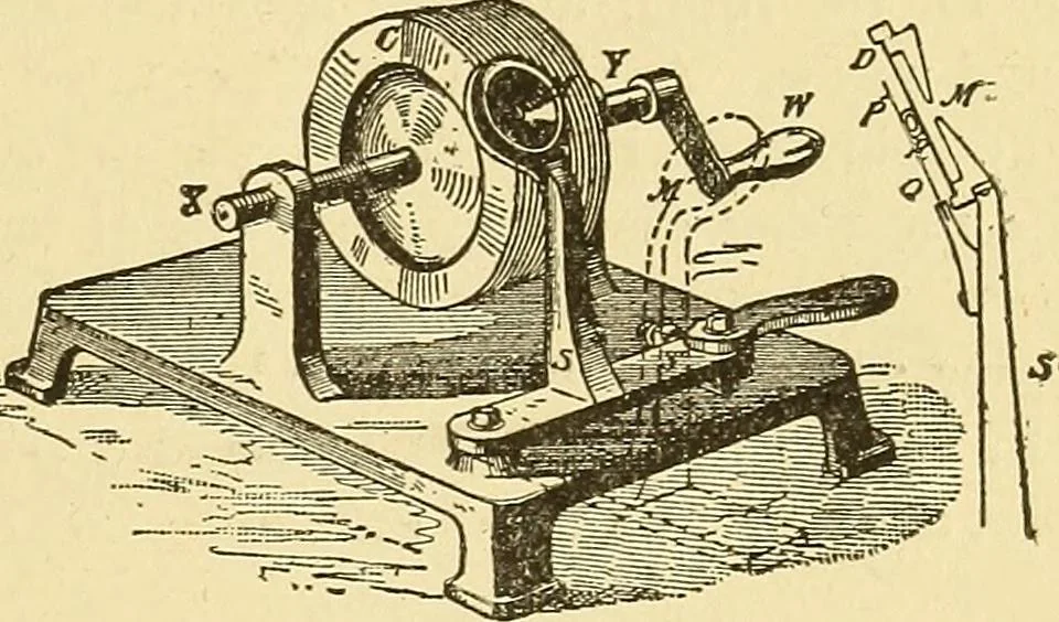 An illustration from A dictionary of electrical words, terms and phrases, 1898, leaf 405