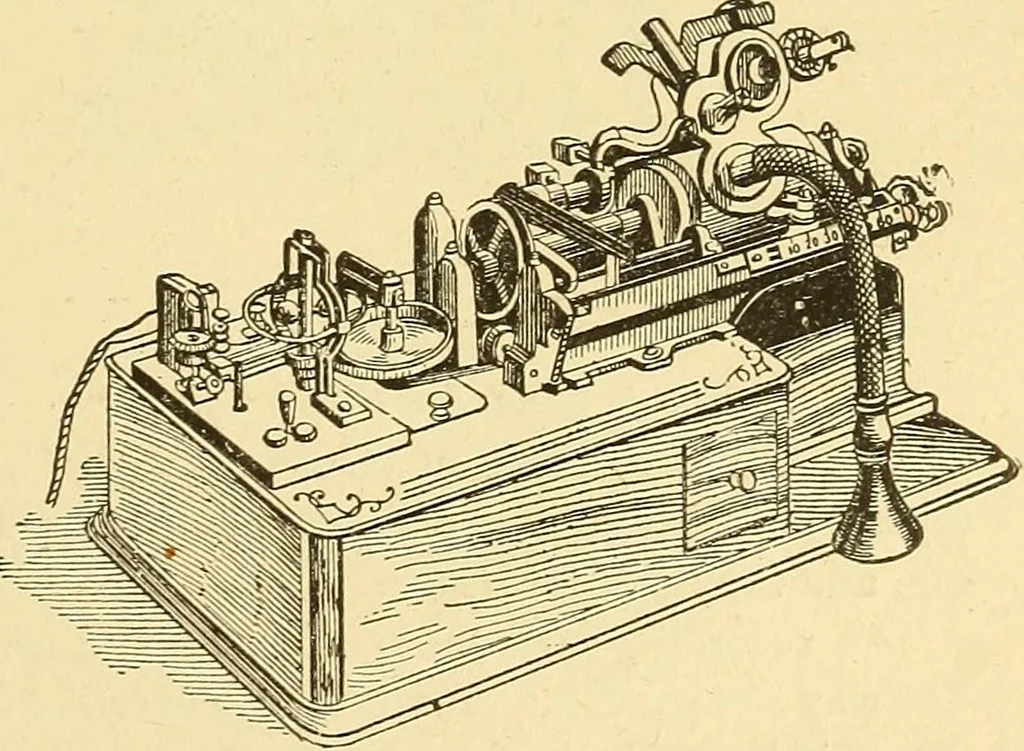 An illustration from A dictionary of electrical words, terms and phrases, 1898, leaf 405
