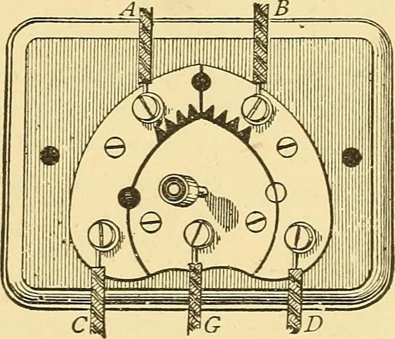 An illustration from A dictionary of electrical words, terms and phrases, 1898, leaf 41