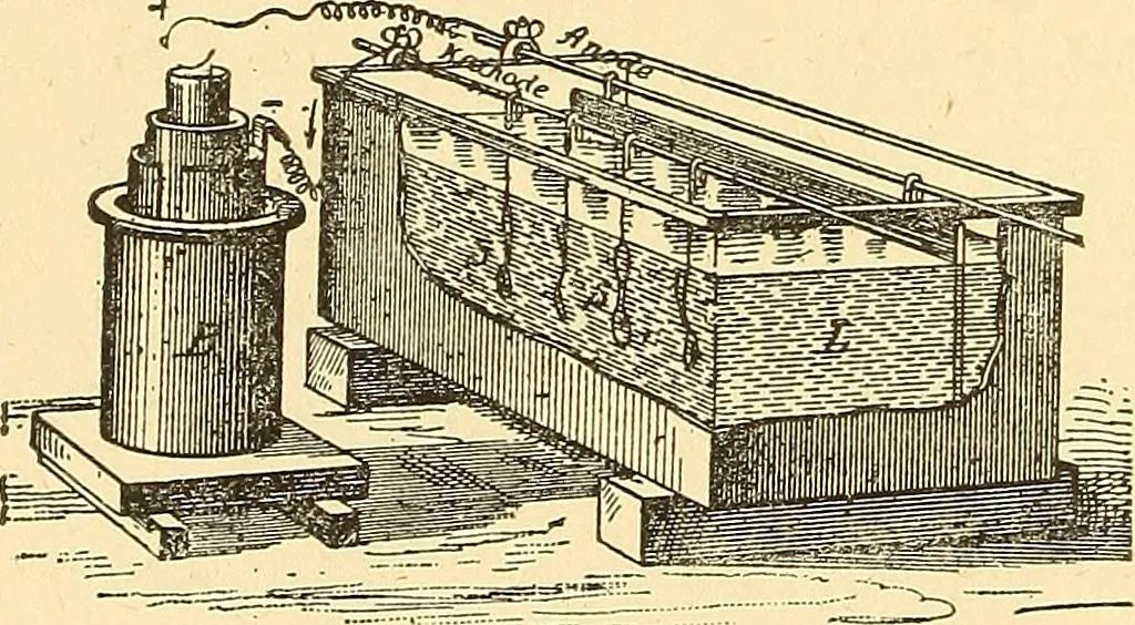 An illustration from A dictionary of electrical words, terms and phrases, 1898, leaf 418
