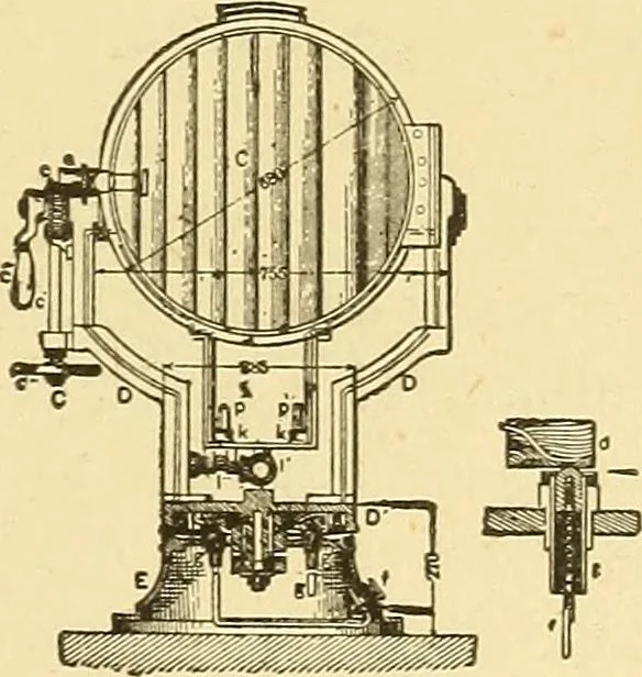 An illustration from A dictionary of electrical words, terms and phrases, 1898, leaf 435