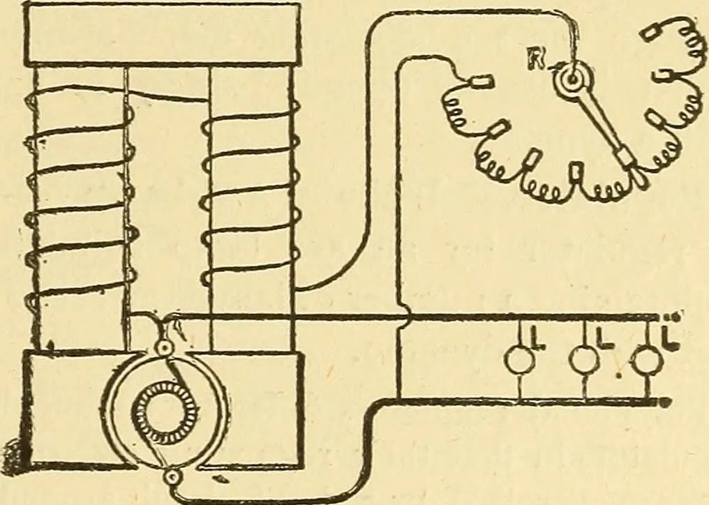 An illustration from A dictionary of electrical words, terms and phrases, 1898, leaf 455
