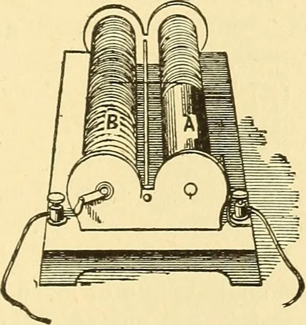 An illustration from A dictionary of electrical words, terms and phrases, 1898, leaf 471
