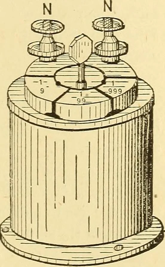 An illustration from A dictionary of electrical words, terms and phrases, 1898, leaf 485