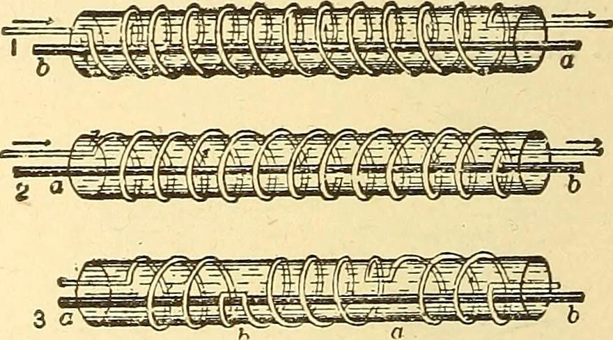 An illustration from A dictionary of electrical words, terms and phrases, 1898, leaf 490