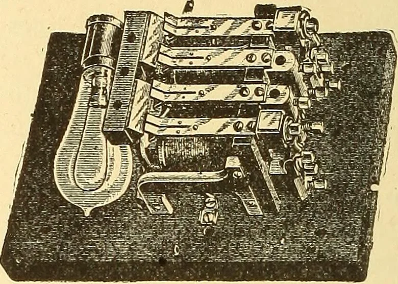 An illustration from A dictionary of electrical words, terms and phrases, 1898, leaf 508