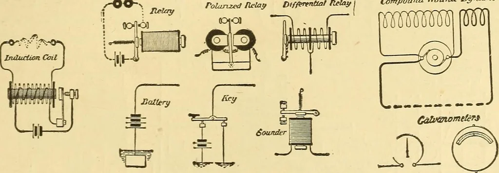 An illustration from A dictionary of electrical words, terms and phrases, 1898, leaf 511