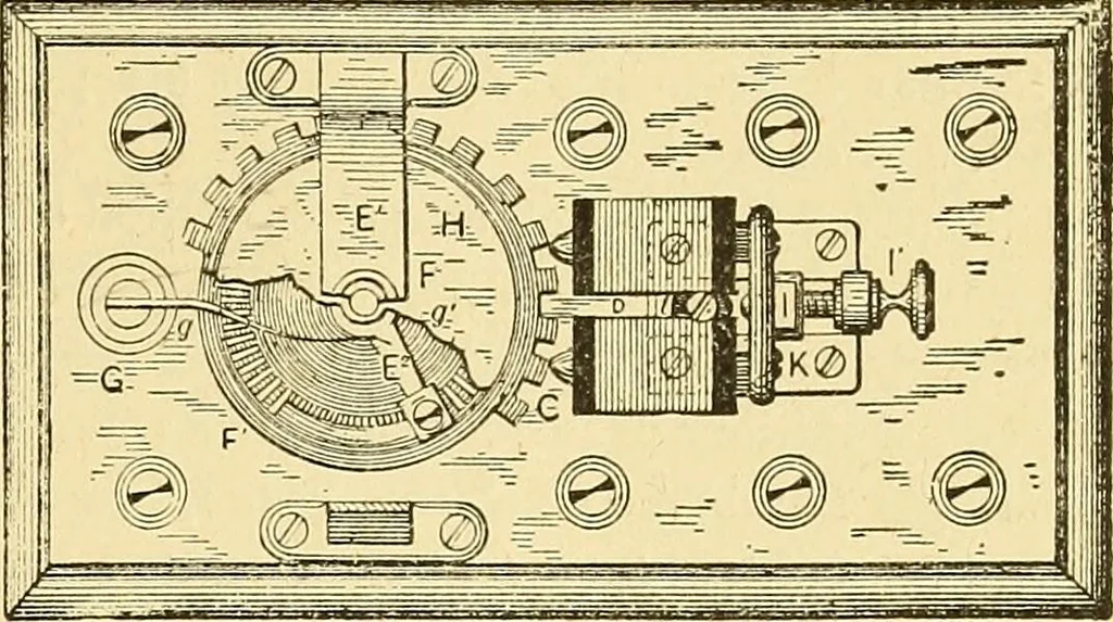 An illustration from A dictionary of electrical words, terms and phrases, 1898, leaf 527