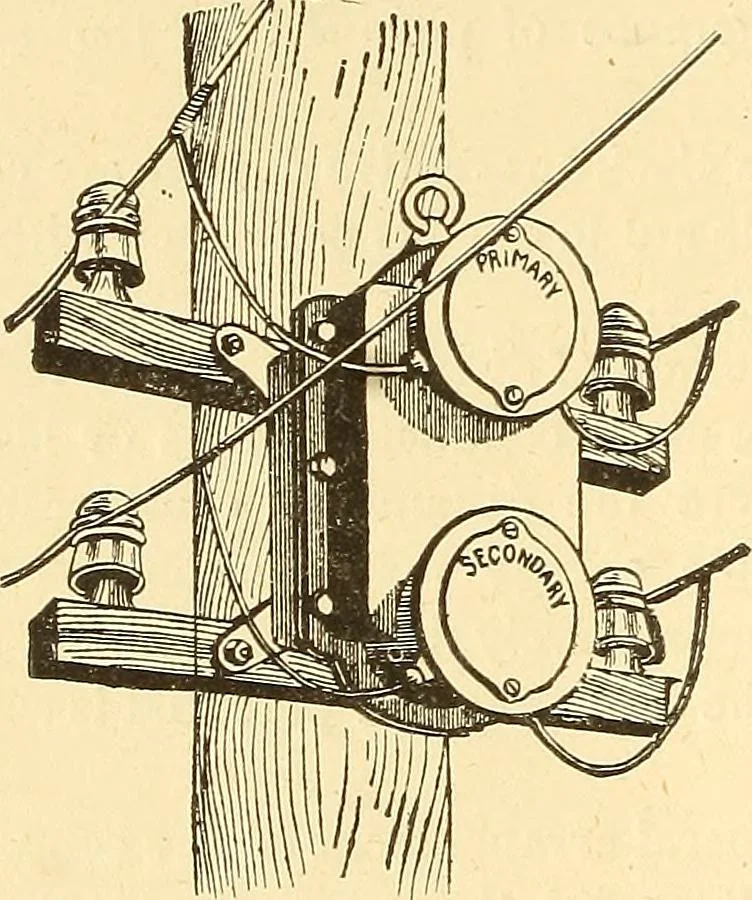 An illustration from A dictionary of electrical words, terms and phrases, 1898, leaf 540