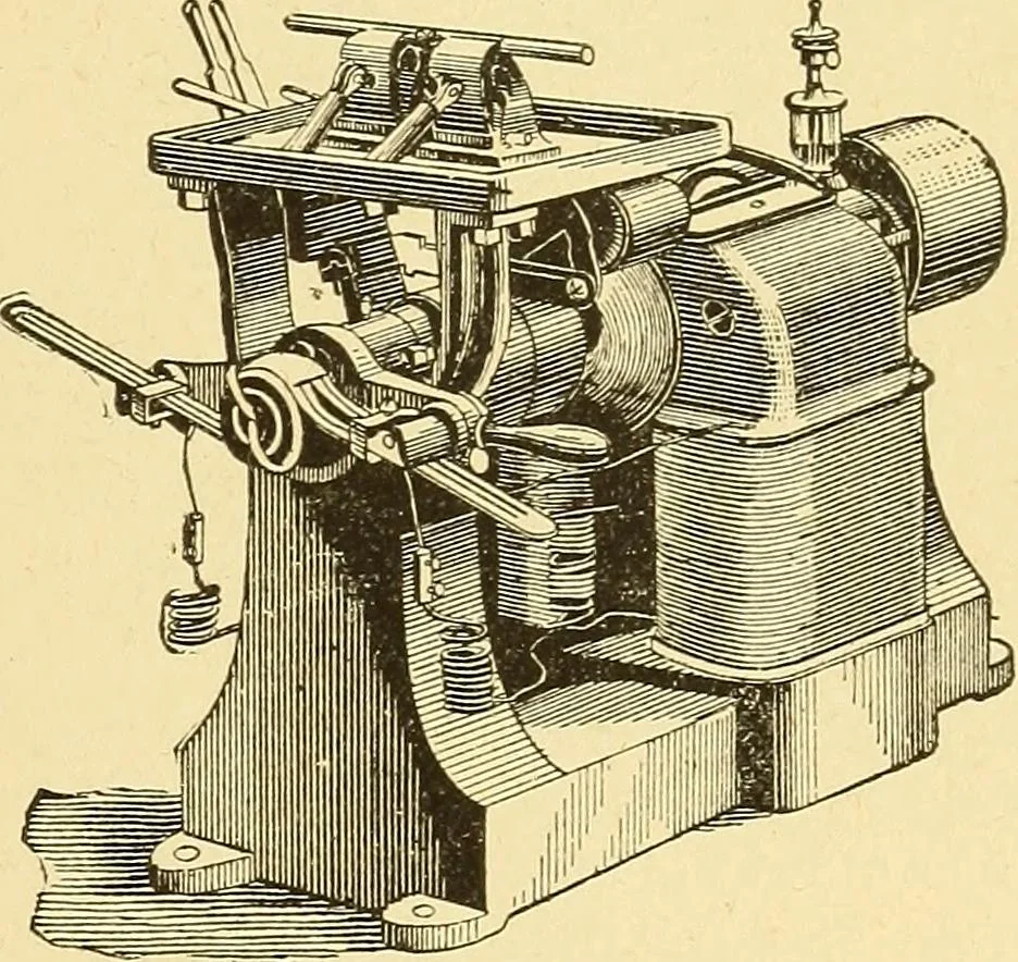 An illustration from A dictionary of electrical words, terms and phrases, 1898, leaf 563
