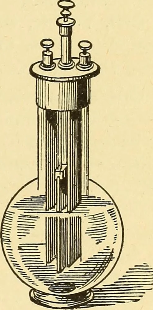 An illustration from A dictionary of electrical words, terms and phrases, 1898, leaf 93